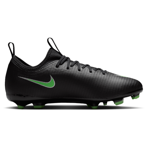 Nike Jr Vapor 17 Academy Fg/Mg T - Boys' Grade School - Black/Black/Illusion Green