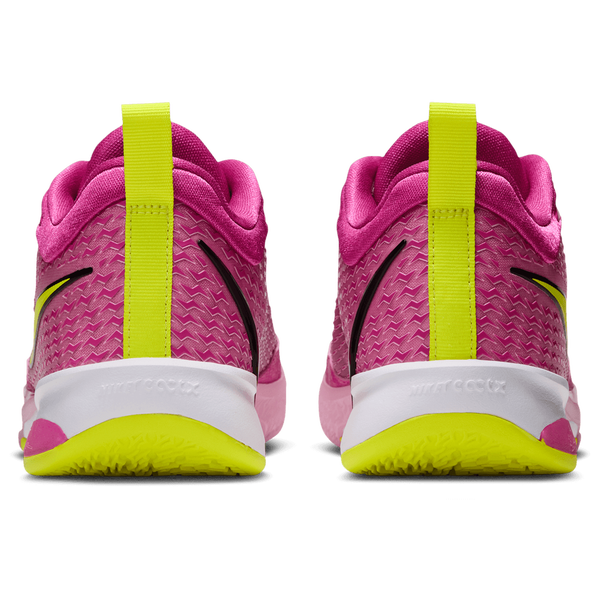 Nike Sabrina 4 - Girls' Grade School - Pink Rise/Lemon Venom/Desert Pink - Image 3