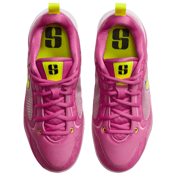 Nike Sabrina 4 - Girls' Grade School - Pink Rise/Lemon Venom/Desert Pink - Image 4