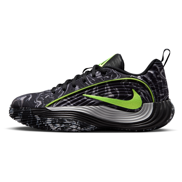 Nike Giannis Immortality 5 - Boys' Grade School - Black/Volt/Light Smoke Grey - Image 2