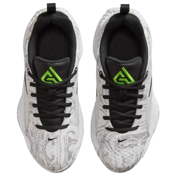 Nike Giannis Immortality 5 - Boys' Grade School - White/Metallic Silver/Off White - Image 4