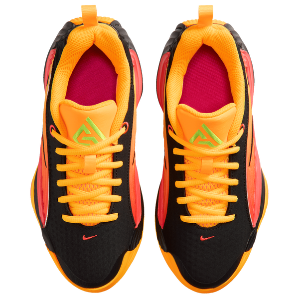 Nike Giannis Immortality 5 - Boys' Grade School - Laser Crimson/Metallic Silver/Laser Orange - Image 4