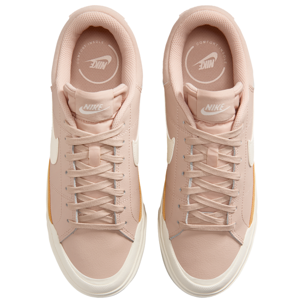 Nike Court Legacy Lift - Women's - Shimmer/Chalk/Pale Ivory - Image 4