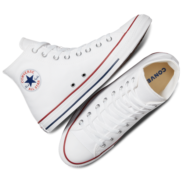 Converse All Star High Top - Men's - Optical White/White/White - Image 5