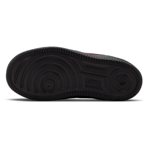 Nike Force 1 Low LV8 3 Lace - Boys' Preschool - Black/Black/Univ Red - Image 5