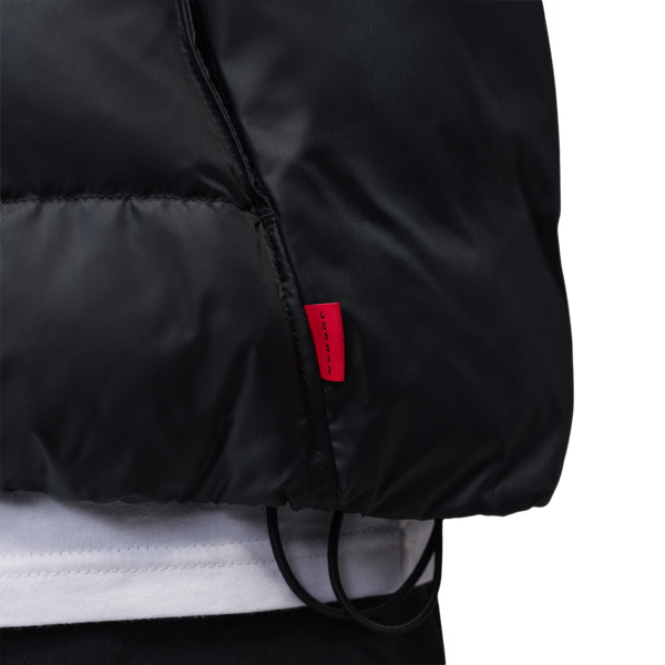 Jordan Brooklyn Puffer Jacket - Men's - Black/Uni Red - Image 5