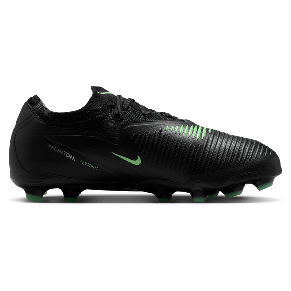 Nike JR Phantom 6 Low Pro FG/MG - Boys' Grade School - Black/Illusion Green/Black