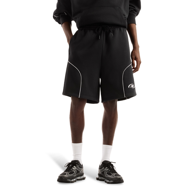 New Balance NB TRACKSIDE FLEECE SHORT - Men's - Black