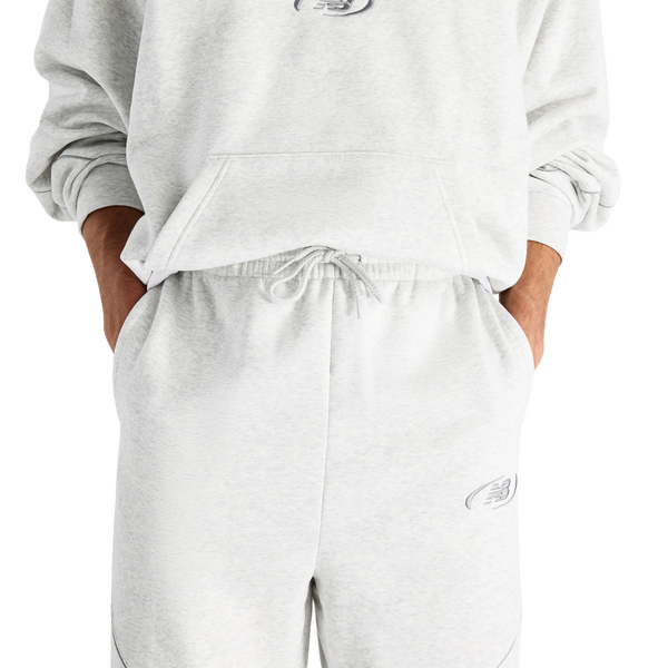 New Balance Trackside Open Hem Pants - Men's - Gray - Image 3