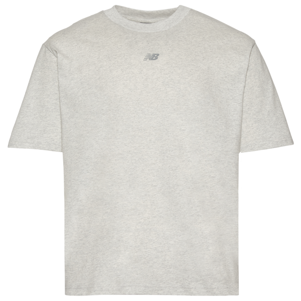 New Balance Oversized Center Logo T-Shirt - Men's - Gray