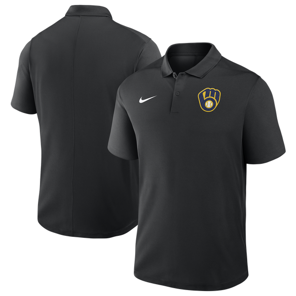Nike Brewers Victory Polo - Men's - Black