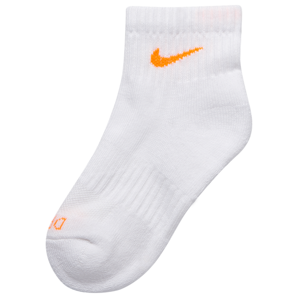 Nike Performance Basic Ankle Socks 6 Pack - Boys' Preschool - White/Volt - Image 4