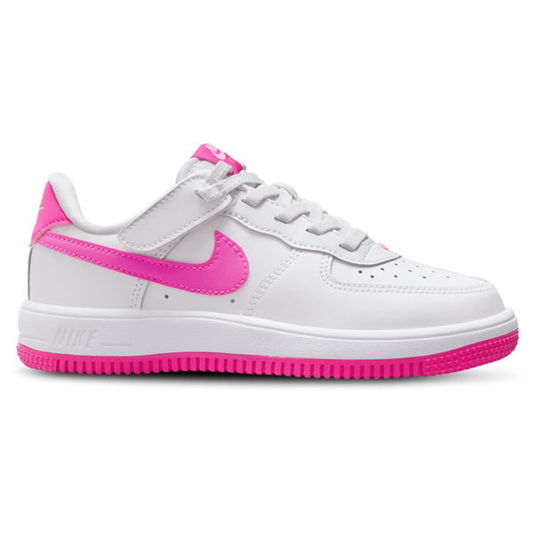 Nike Air Force 1 Low EasyOn - Boys' Preschool - White/Laser Fuchsia
