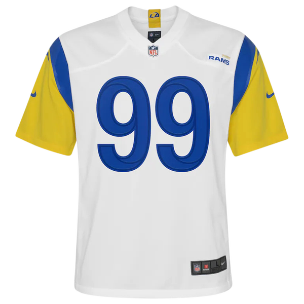 Fanatics Bills Game Jersey - Boys' Grade School - White/Royal - Image 2
