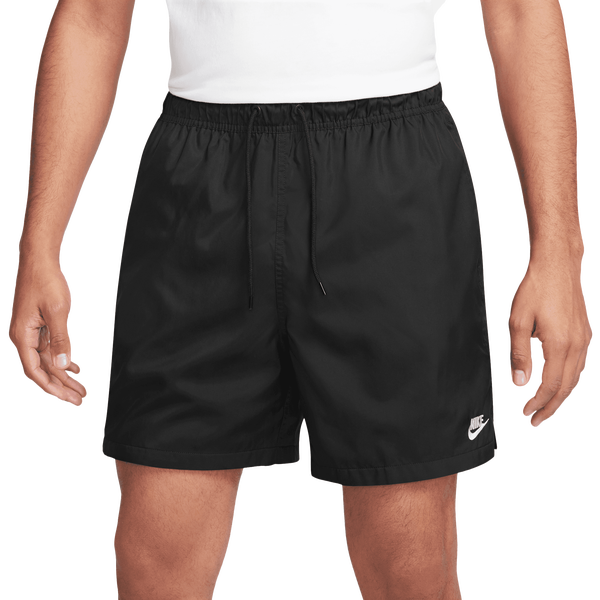 Nike Club Flow Shorts - Men's - Black/White - Image 2
