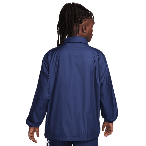 Nike Club Coaches Jacket - Men's - Midnight Navy/White - Image 2