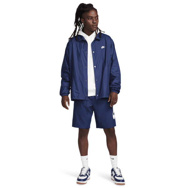 Nike Club Coaches Jacket - Men's - Midnight Navy/White - Image 4