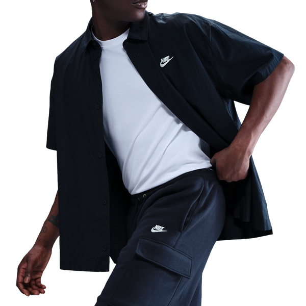 Nike Club Cargo Shorts - Men's - White/Obsidian - Image 2