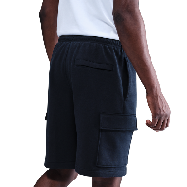 Nike Club Cargo Shorts - Men's - White/Obsidian - Image 3