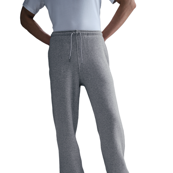 Nike Open Hem Club Pants - Men's - Lt Smoke Grey/White/Dk Grey Heather