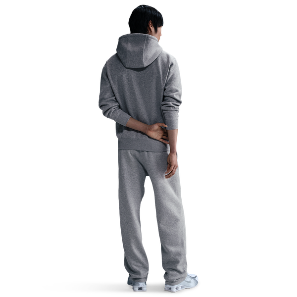 Nike Open Hem Club Pants - Men's - Lt Smoke Grey/White/Dk Grey Heather - Image 4