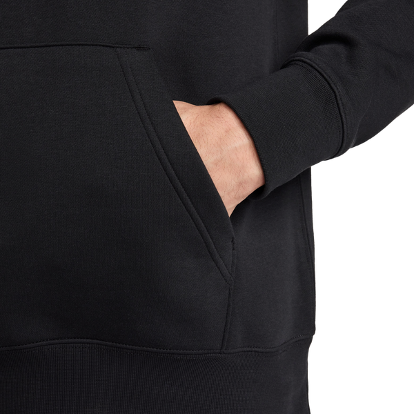 Nike Club Pullover Hoodie - Men's - Black/White - Image 5