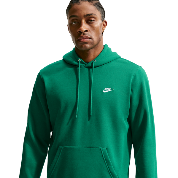 Nike Club BB Pull Over Hoodie - Men's - Malachite/White/Malachite - Image 3