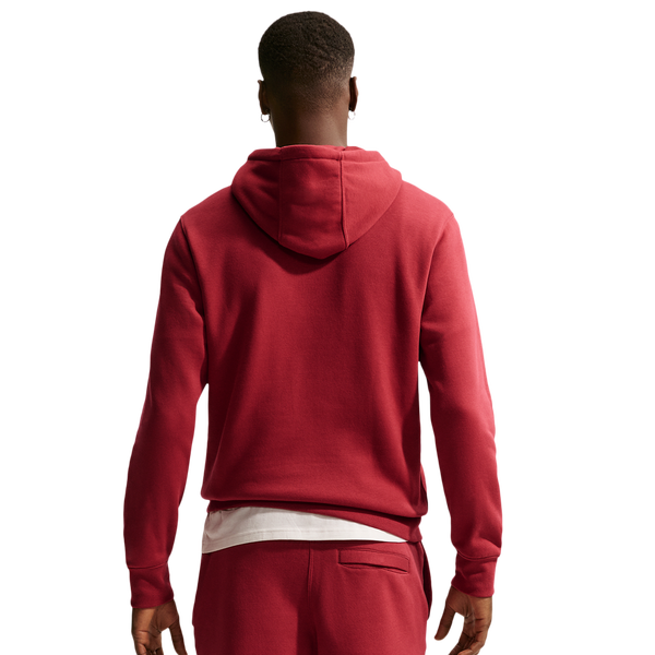 Nike Club Pullover Hoodie - Men's - Red/White - Image 2