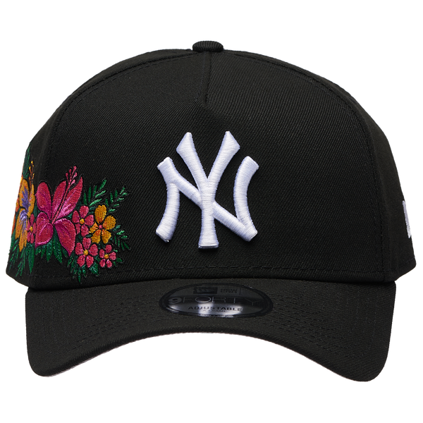 New Era MLB 940 A-Frame Tropical Flower Cap - Adult - Black - Image 2