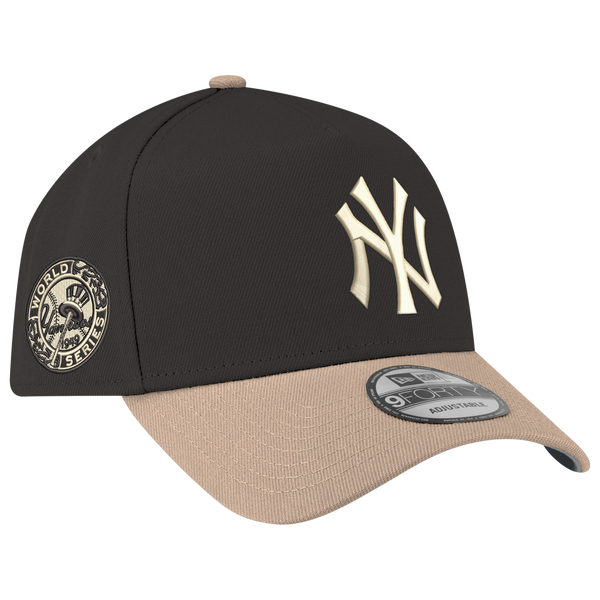 New Era MLB 9FORTY A-Frame - Adult - Black/Tan - Image 3