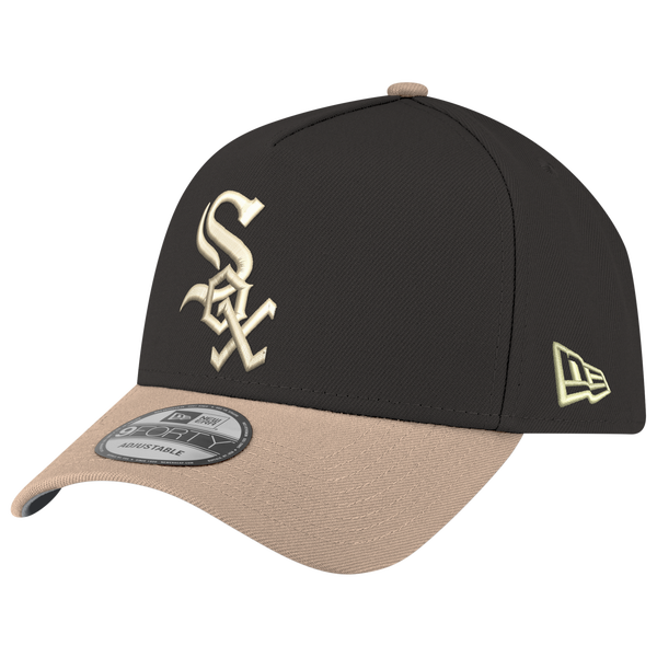 New Era MLB 9FORTY A-Frame - Adult - Tan/Black
