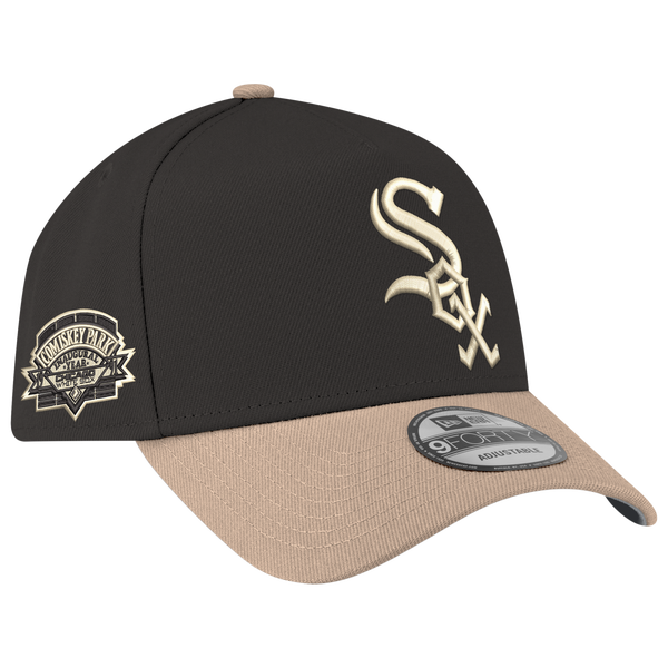 New Era MLB 9FORTY A-Frame - Adult - Tan/Black - Image 3