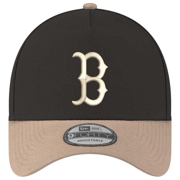 New Era MLB 9FORTY A-Frame - Adult - Black/Tan - Image 2