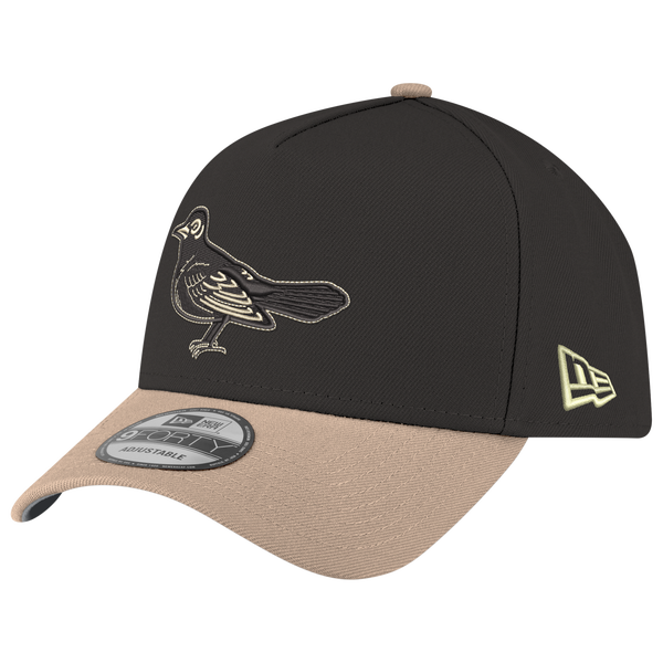 New Era MLB 9FORTY A-Frame - Adult - Tan/Black