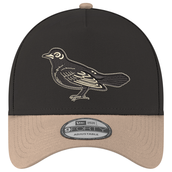 New Era MLB 9FORTY A-Frame - Adult - Tan/Black - Image 2