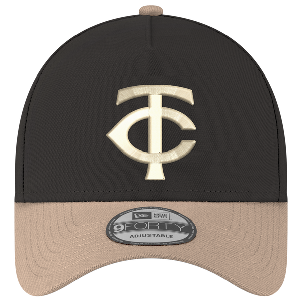 New Era MLB 9FORTY A-Frame - Adult - Tan/Black - Image 2