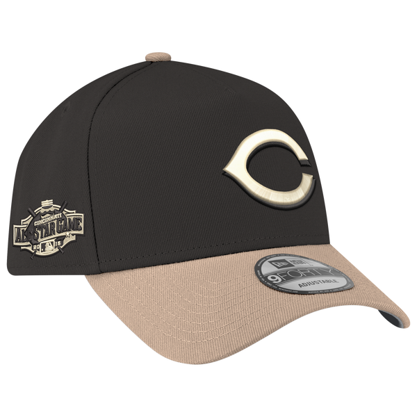 New Era MLB 9FORTY A-Frame - Adult - Black/Tan - Image 3