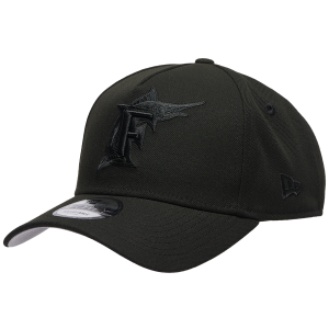 New Era MLB Black on Black 9Forty A-Frame Cap - Adult