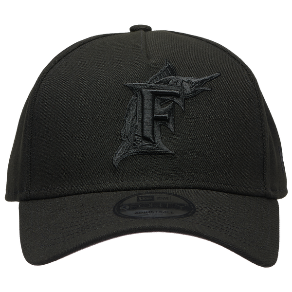 New Era MLB Black on Black 9Forty A-Frame Cap - Adult - Image 2