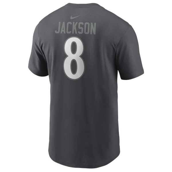 Nike Ravens Team Name T-Shirt - Men's - Grey - Image 3