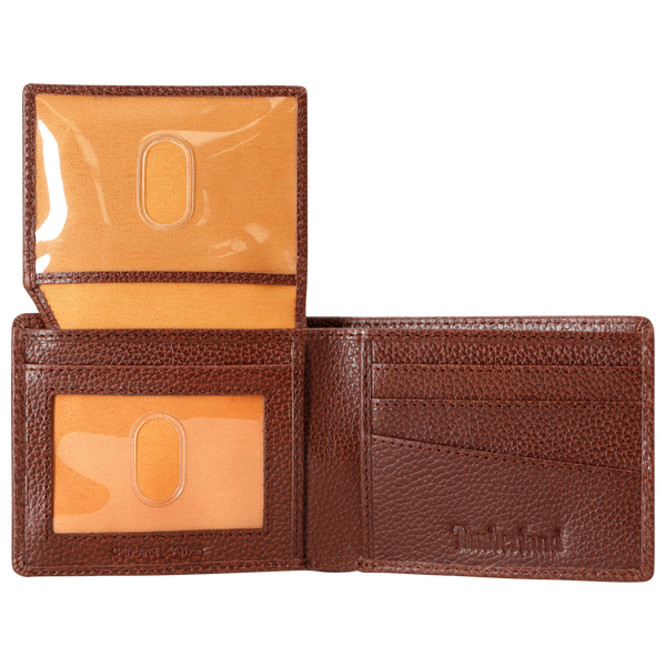 Timberland Metal Tree Logo Passcase Wallet - Men's - Cognac - Image 3
