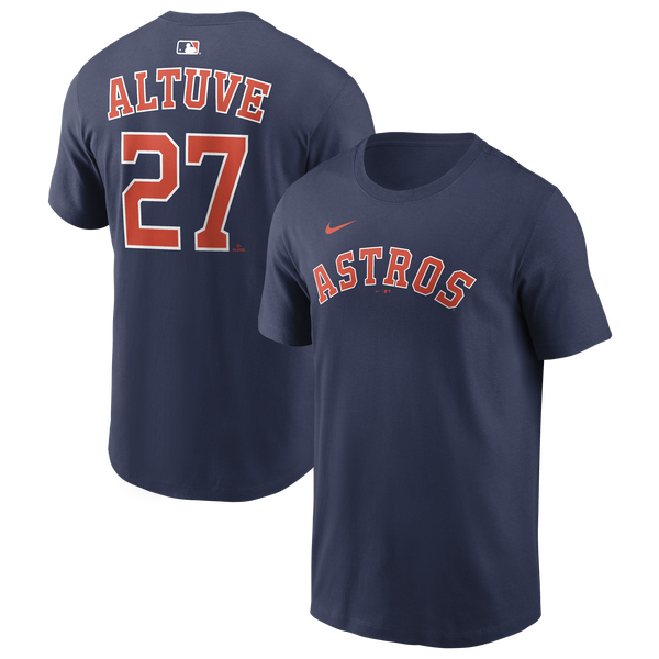 Nike Astros Name & Number T-Shirt - Men's - Navy