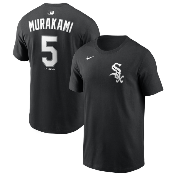 Nike MLB Chicago White Sox Cty Name and Number Tshirt - Men's - Black