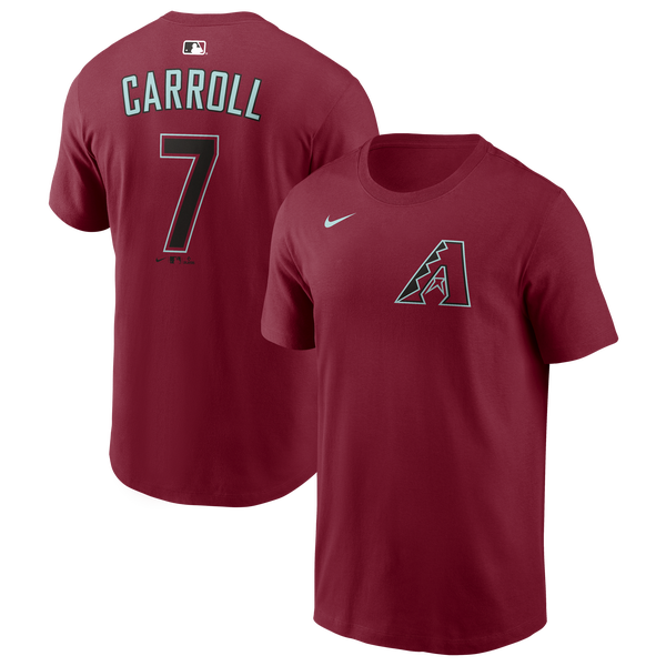 Nike Diamondbacks Name & Number T-Shirt - Men's - Red