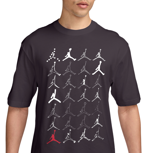 Jordan Brooklyn NC Logo Graphic Short Sleeve Crew - Men's - Off Noir - Image 3