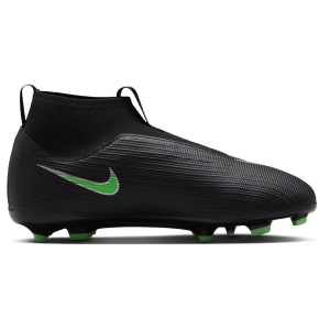Nike Jr Superfly 11 Academy Fg/Mg T - Boys' Grade School - Black/Illusion Green/Black