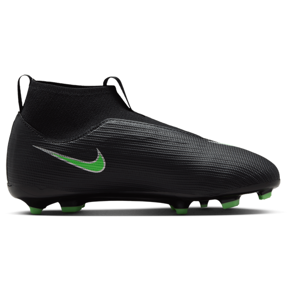 Nike Jr Superfly 11 Academy Fg/Mg T - Boys' Grade School - Black/Illusion Green/Black