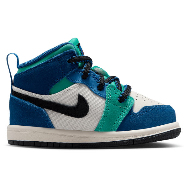 Jordan Jordan 1 Mid SE - Boys' Toddler - Chalk/University Red/True Blue