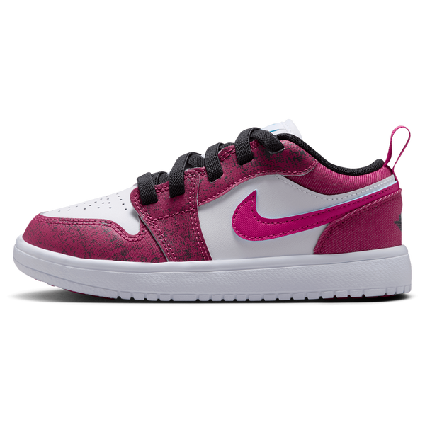 Jordan 1 Low Alt SE FEM - Girls' Preschool - Pink/Black/White - Image 2