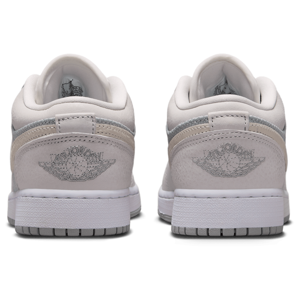Jordan Air Jordan 1 Low SE - Boys' Grade School - Soft Pearl/Light Smoke Grey/Off White - Image 3